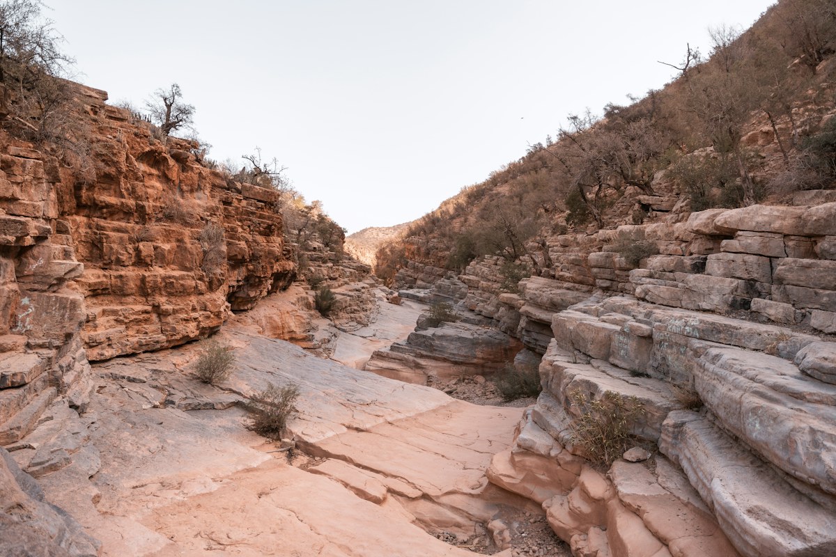 Paysage de la vallée du Paradis près d’Agadir